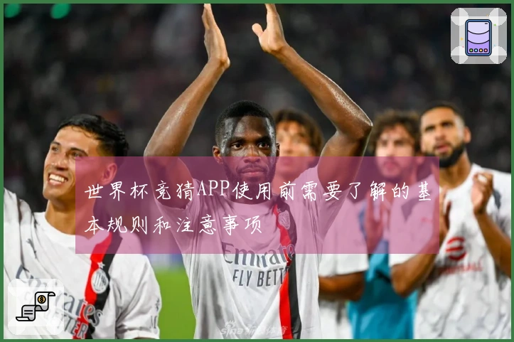 世界杯竞猜APP使用前需要了解的基本规则和注意事项